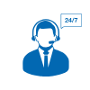 7/24 Müşteri Desteği